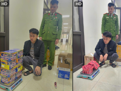 Công an xã Vĩnh Am phát hiện đối tượng tàng trữ 57,9kg pháo